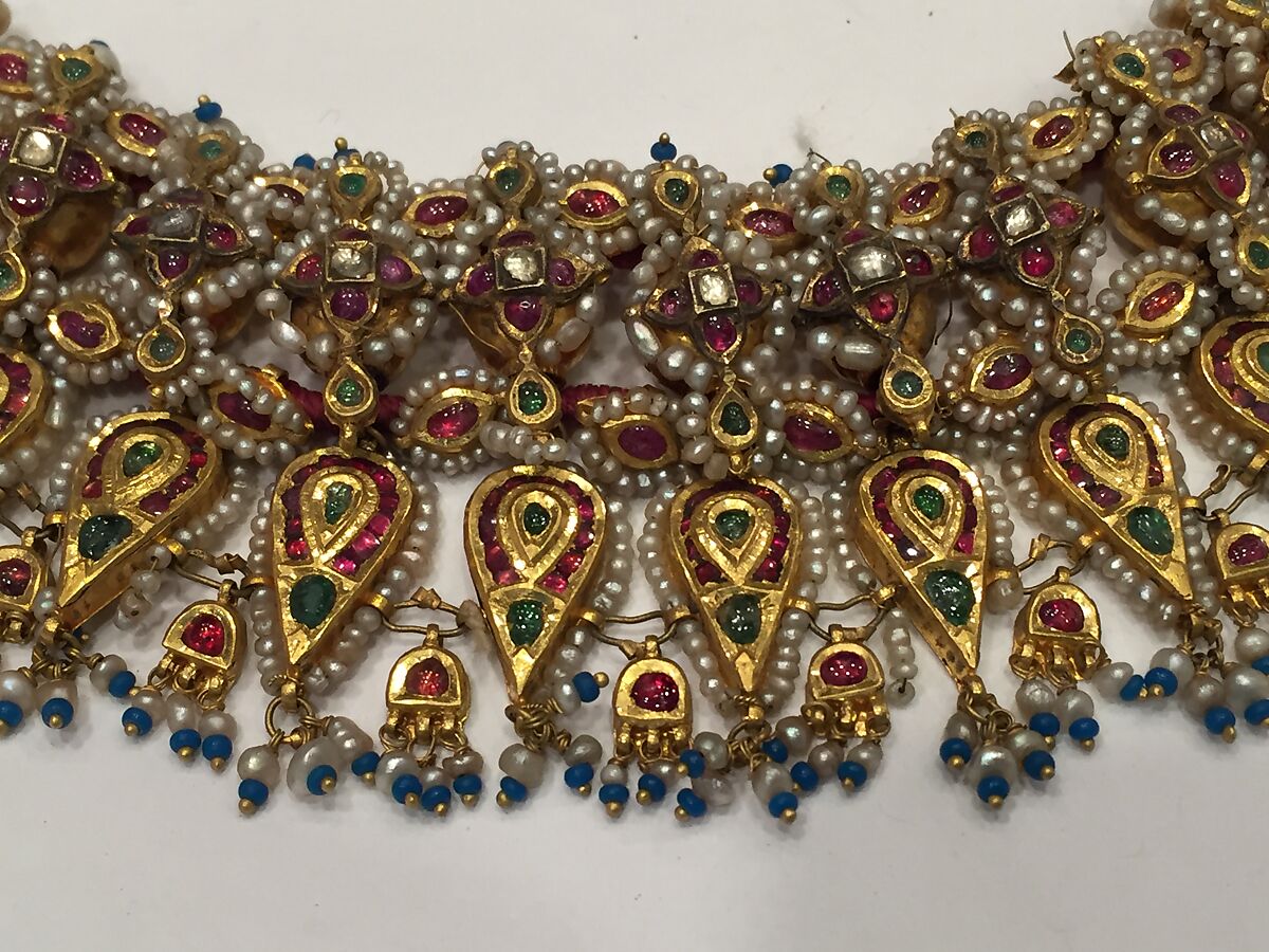 Necklace, Gold, jewels