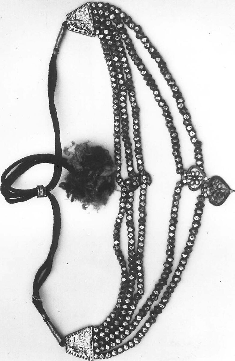 Necklace (Panchlari), Gold, silver gilt