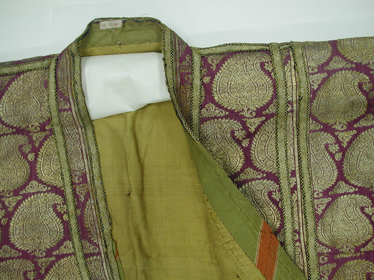 Coat, Silk, gold