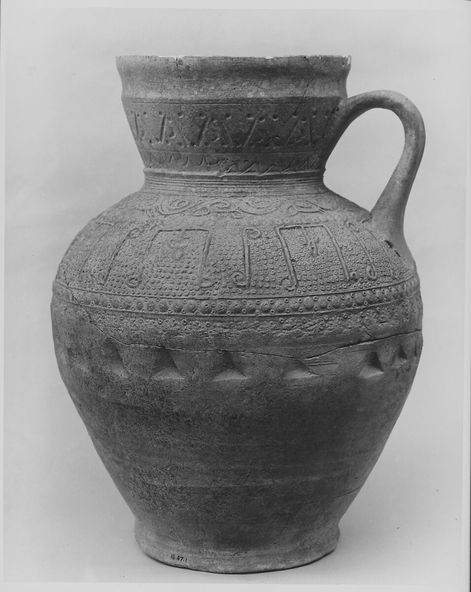 Jar, Earthenware; unglazed