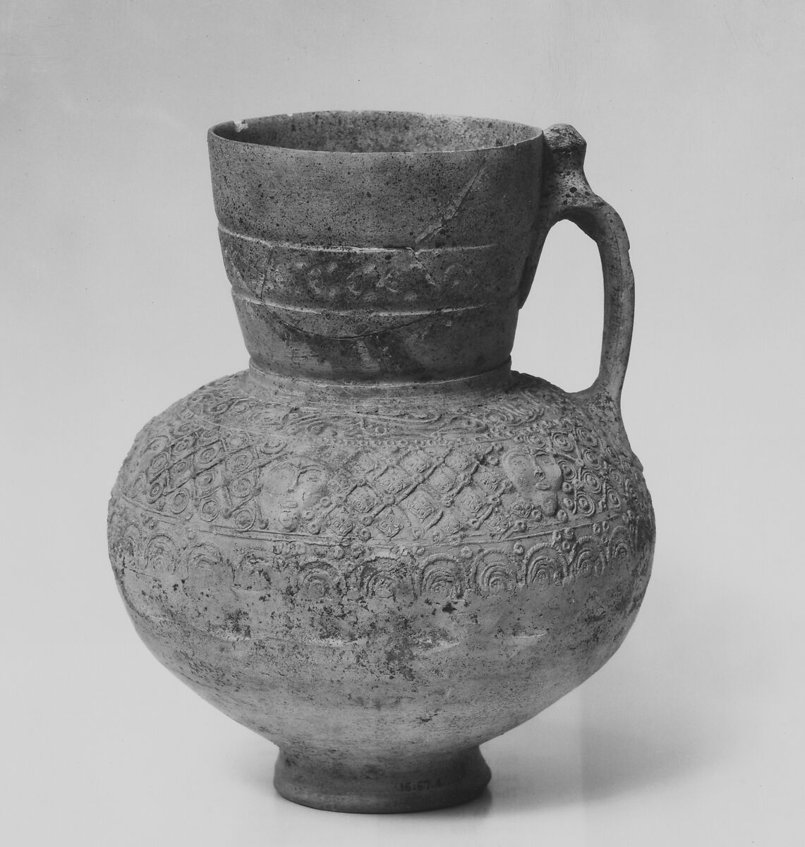 Jar, Earthenware; unglazed