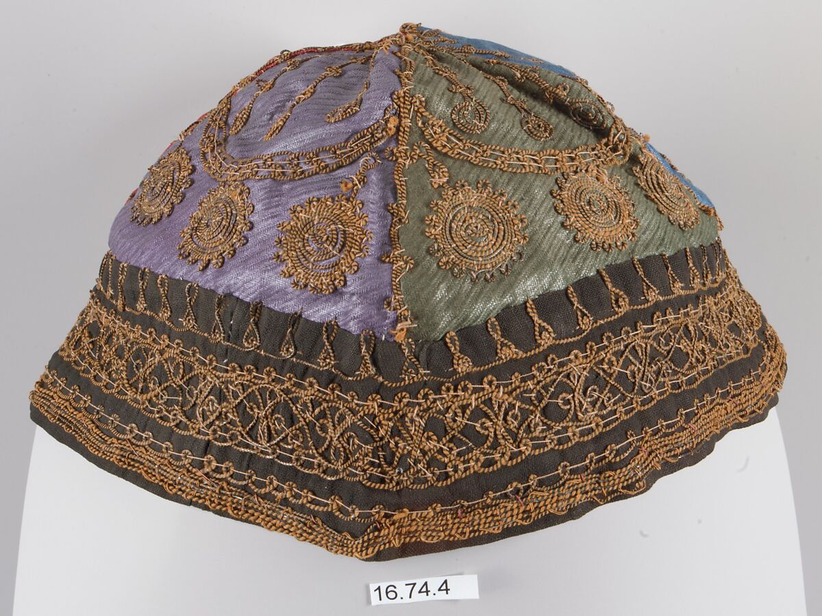 Cap, Cotton; embroidered