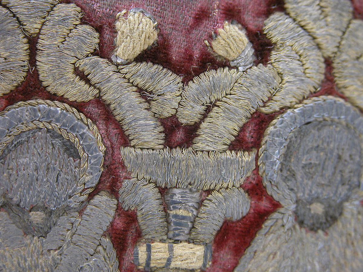 Miter for a Priest, Velvet, silver, and gold