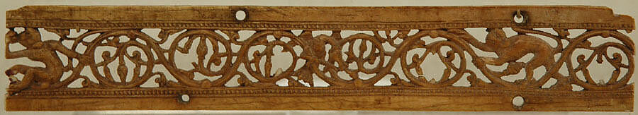 Foliated Scrolls Inhabited by Monkeys, Ivory, India (Orissa) 