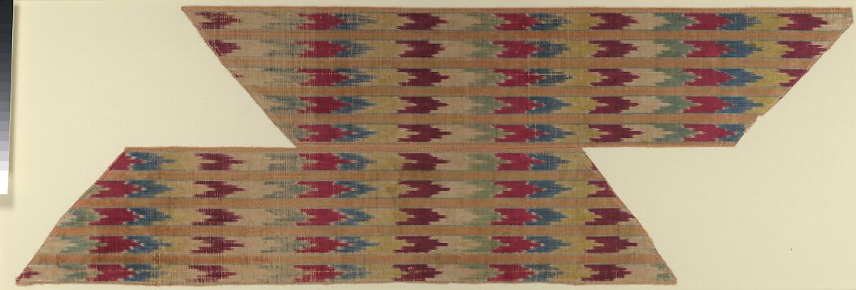 Textile Fragment, Silk and linen