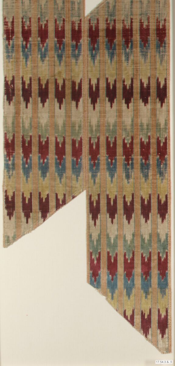Textile Fragment, Silk and linen