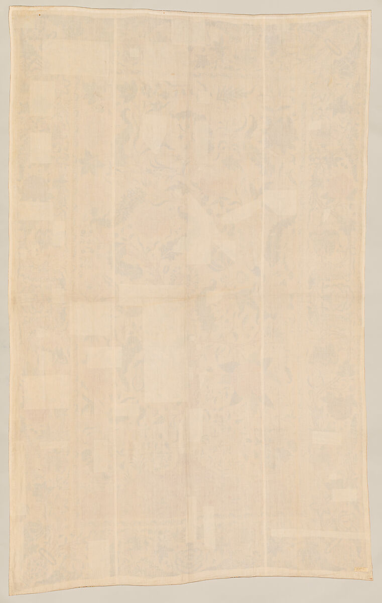 Bed Cover (Palampore), Cotton; painted and resist dyed