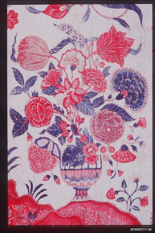 Bed Cover (Palampore), Cotton; painted and resist dyed