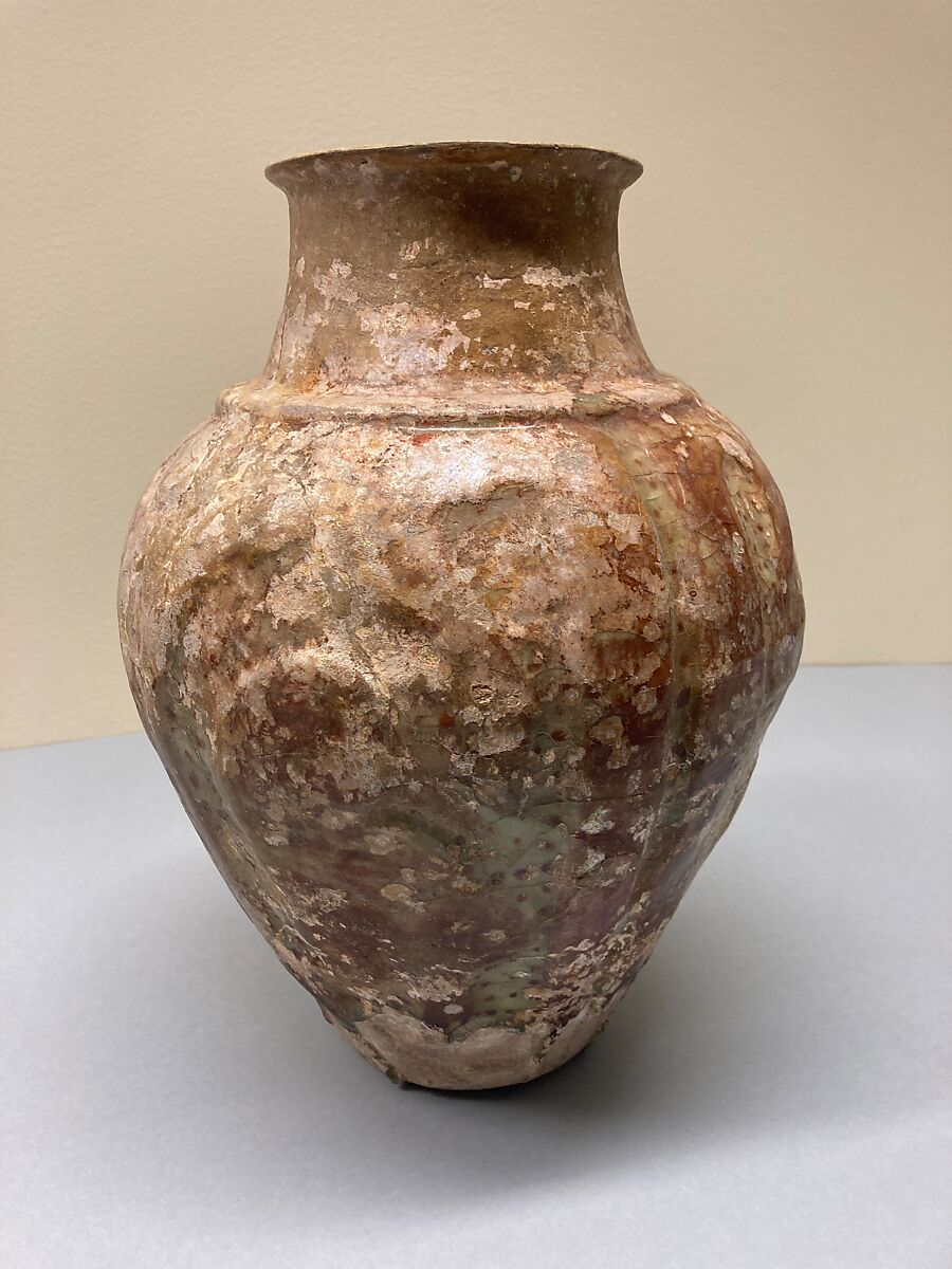 Jar, Stonepaste; underglaze and luster-painted