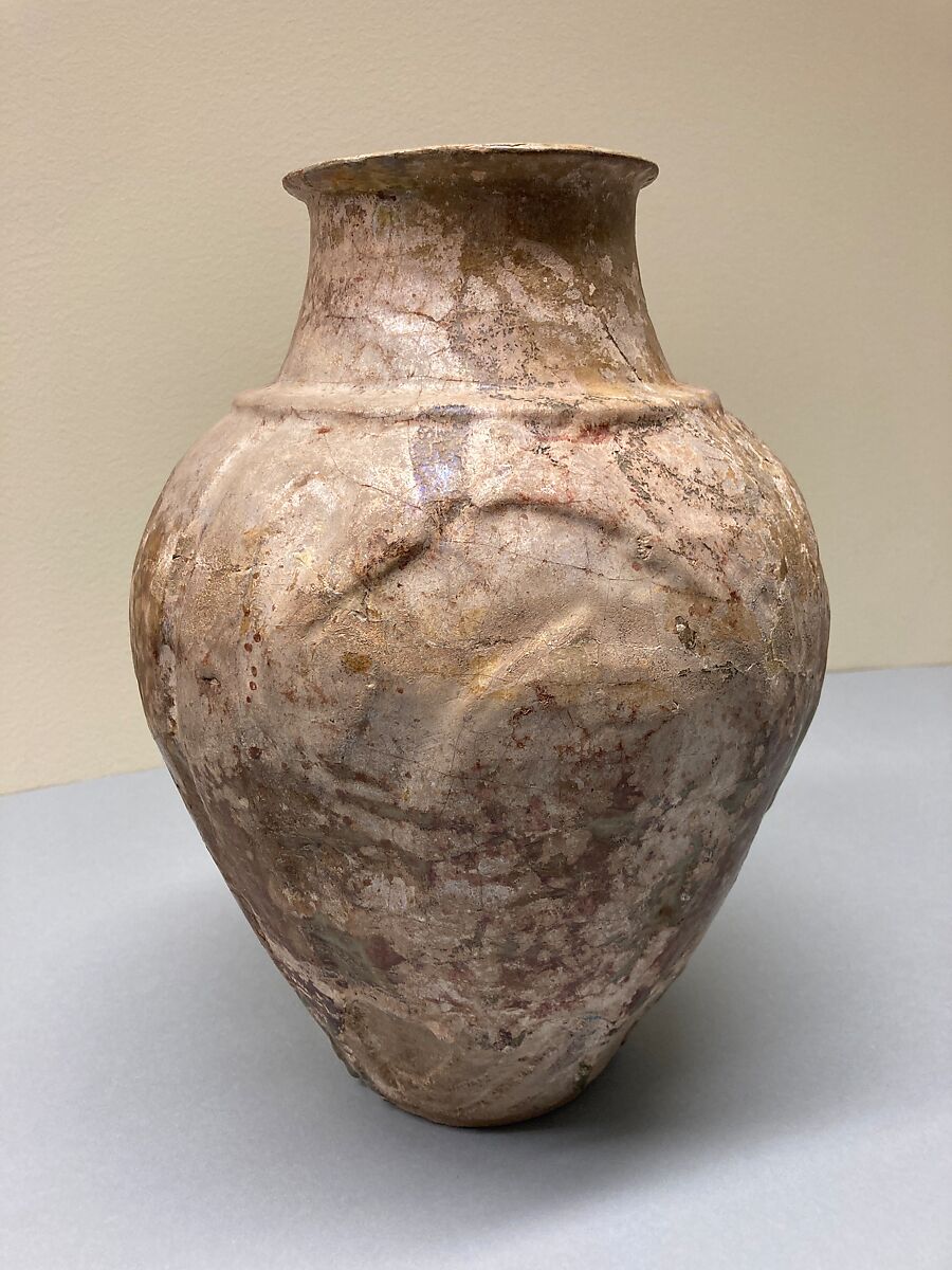 Jar, Stonepaste; underglaze and luster-painted