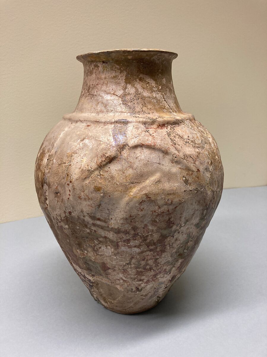 Jar, Stonepaste; underglaze and luster-painted