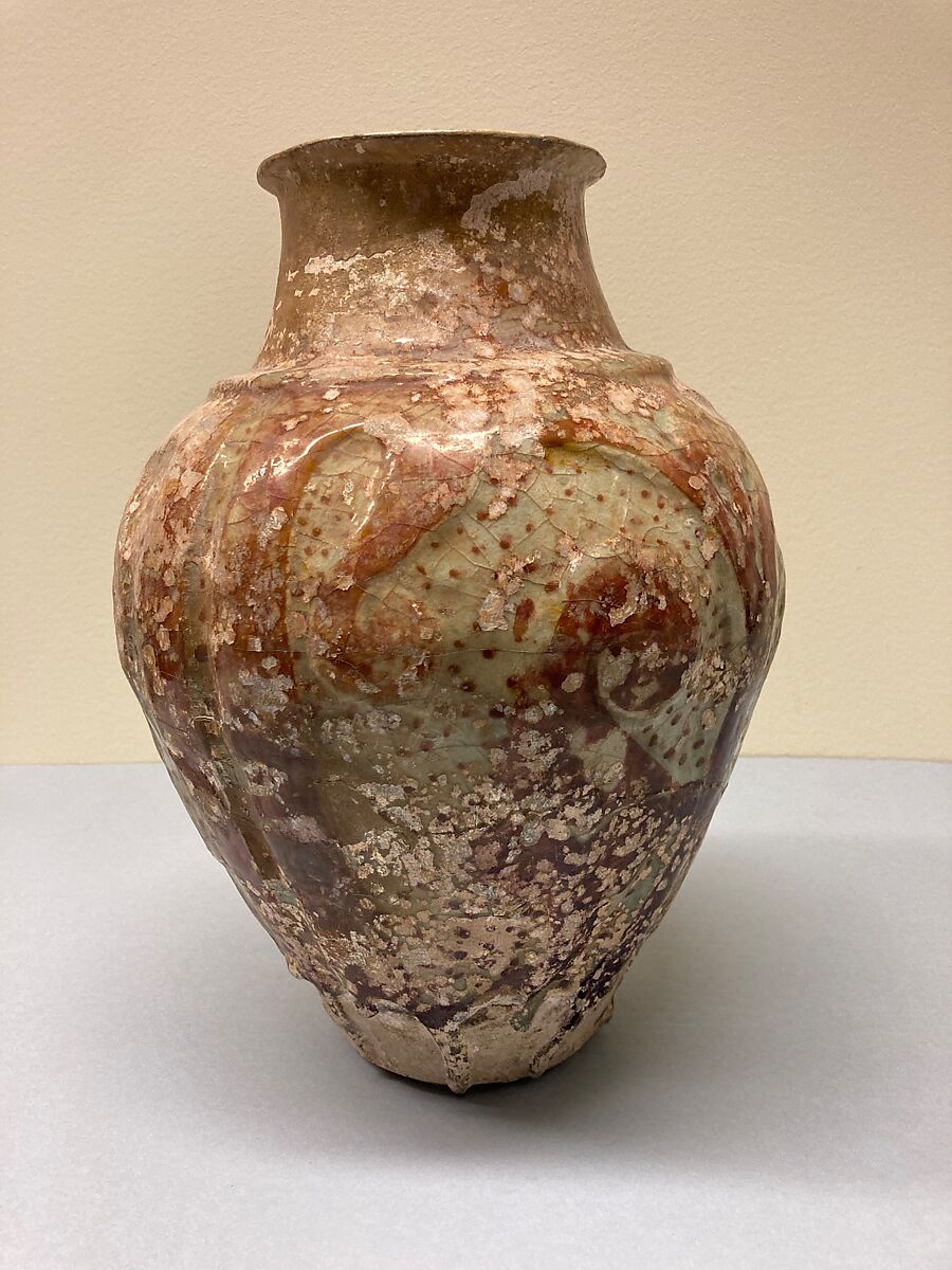 Jar, Stonepaste; underglaze and luster-painted