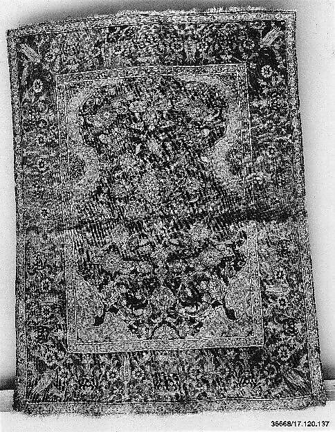 Carpet, Wool (warp, weft and pile); asymmetrically knotted pile