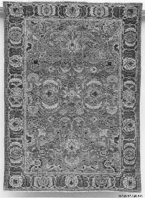 Carpet, Cotton (warp and weft), wool (pile); asymmetrically knotted pile