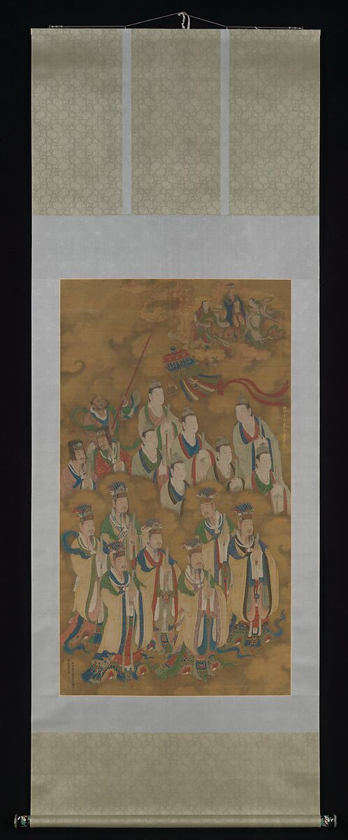 Star deities of the northern and central dippers, Unidentified artist  , mid-15th century, Hanging scroll; ink and color on silk, China