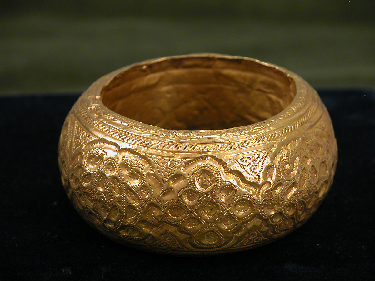 Bracelet, One of a Pair, Gold