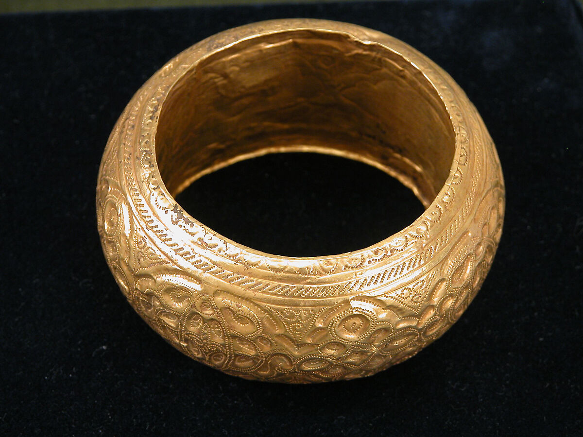 Bracelet, One of a Pair, Gold