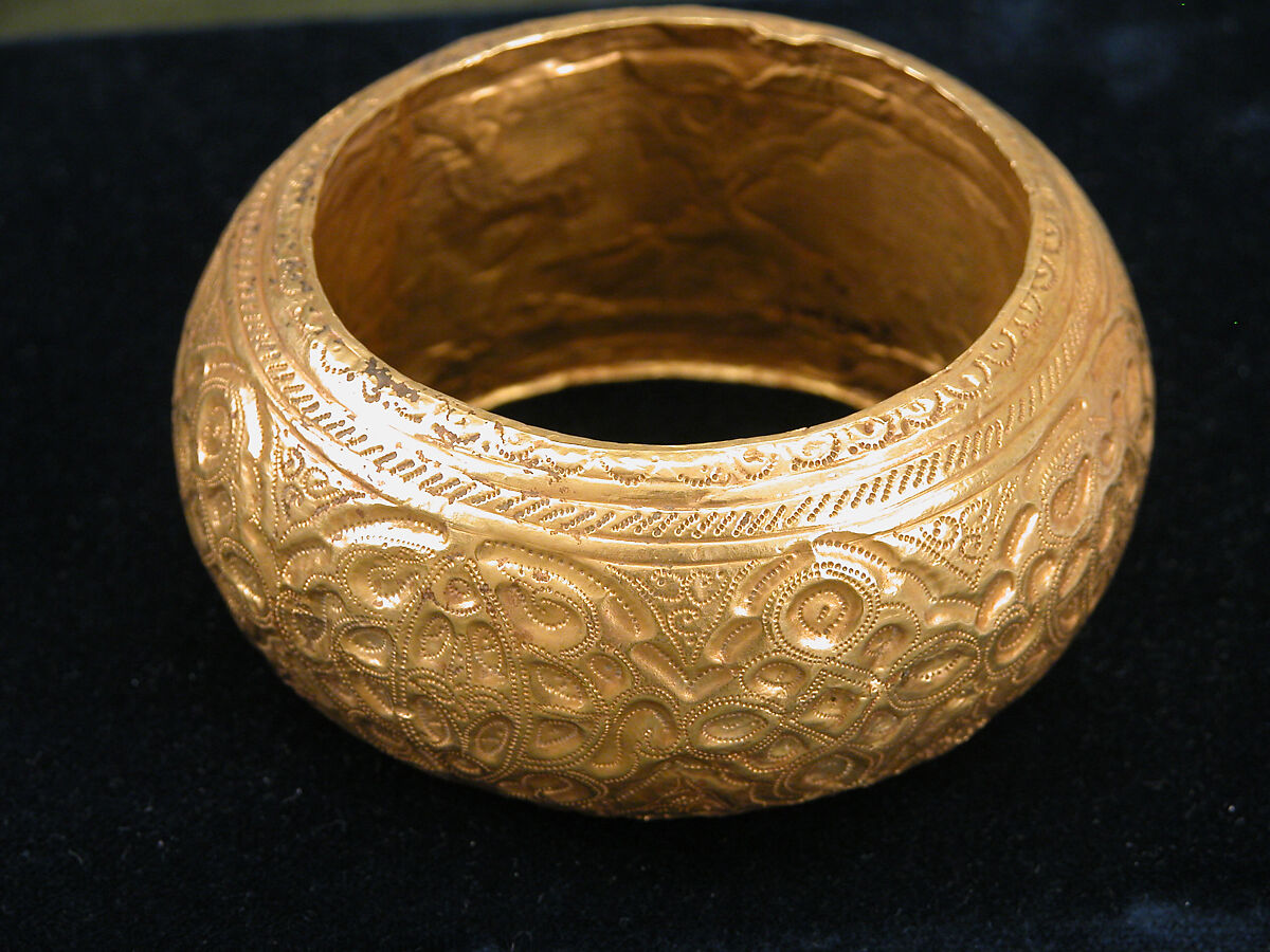 Bracelet, One of a Pair, Gold