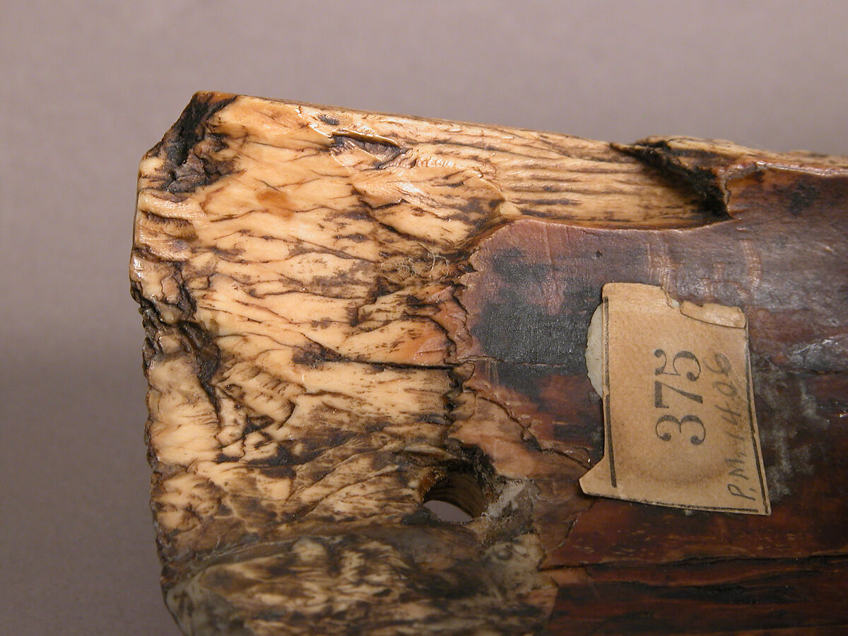 Fragment of an Oliphant, Ivory; carved