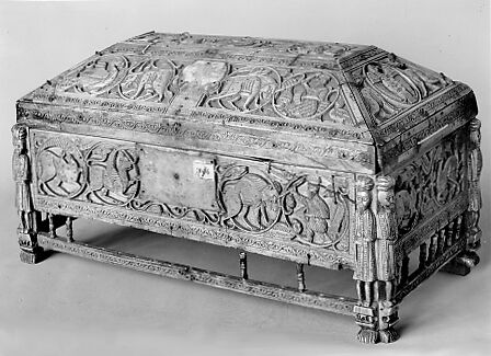 Morgan Casket, Ivory; carved