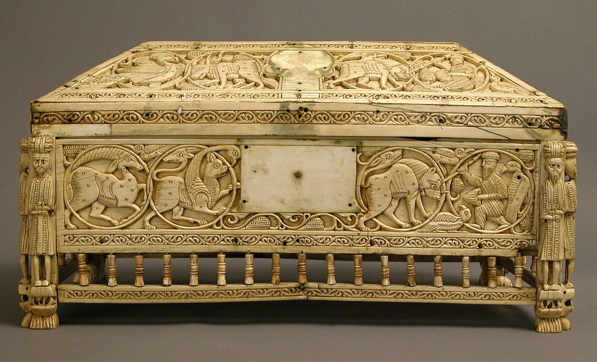 Morgan Casket, Ivory; carved