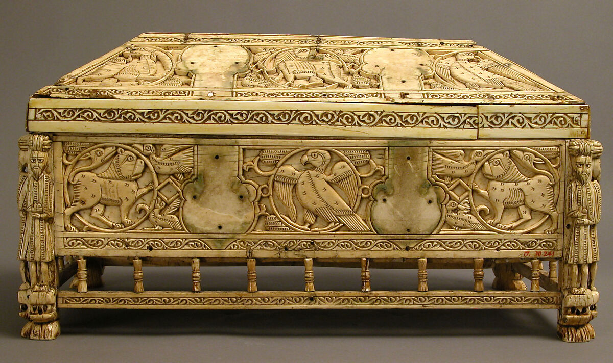 Morgan Casket, Ivory; carved