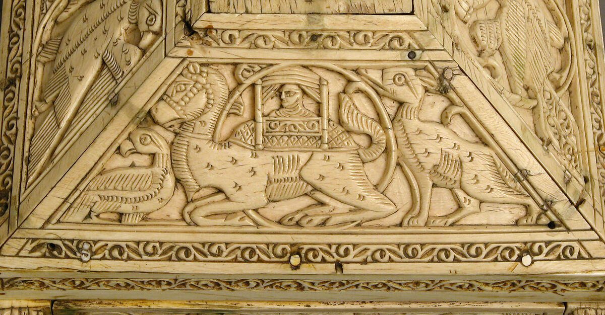 Morgan Casket, Ivory; carved
