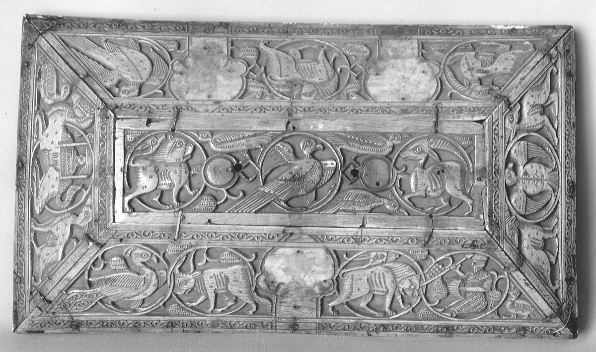 Morgan Casket, Ivory; carved