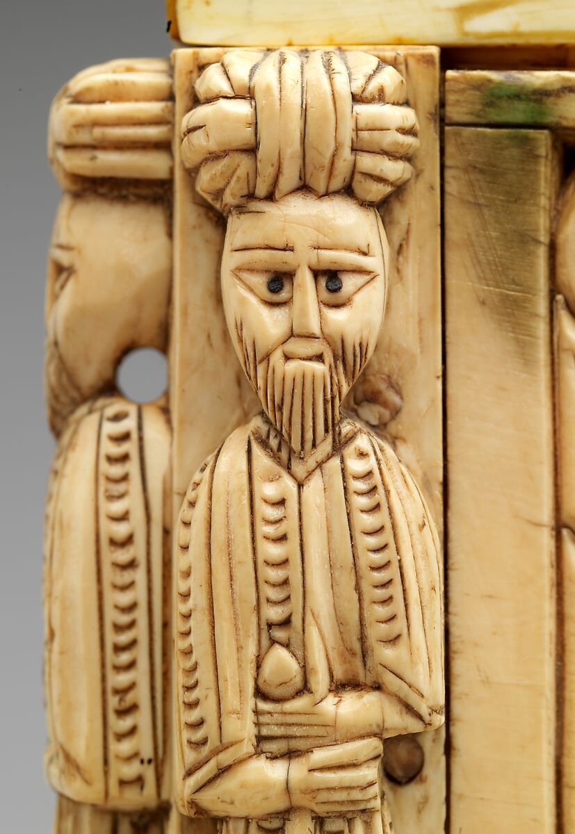 Morgan Casket, Ivory; carved