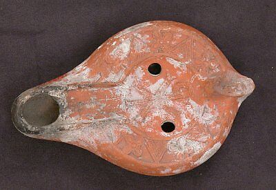 Lamp, Earthenware; molded