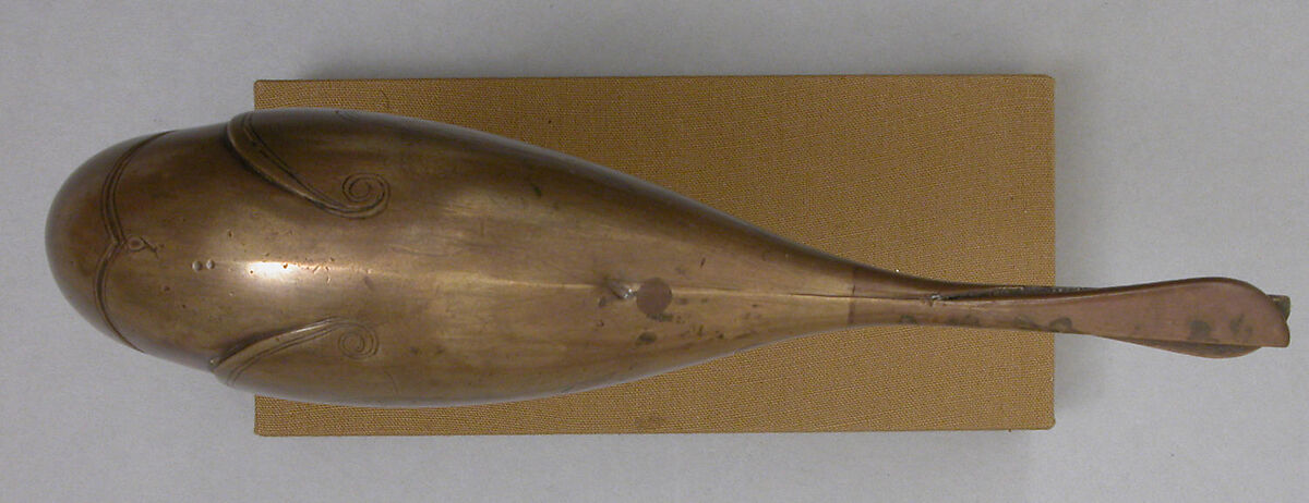 Finial in the Form of a Parrot, Brass