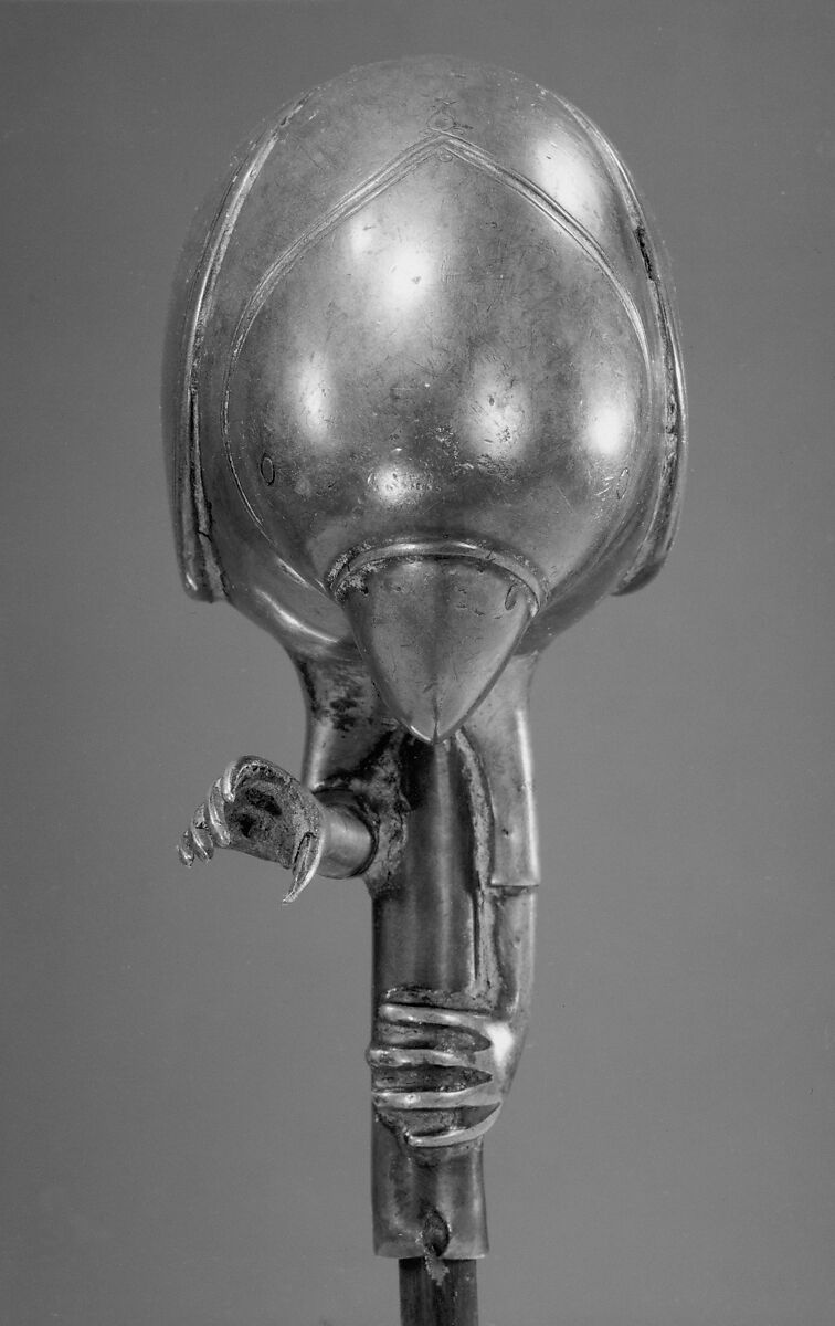 Finial in the Form of a Parrot, Brass