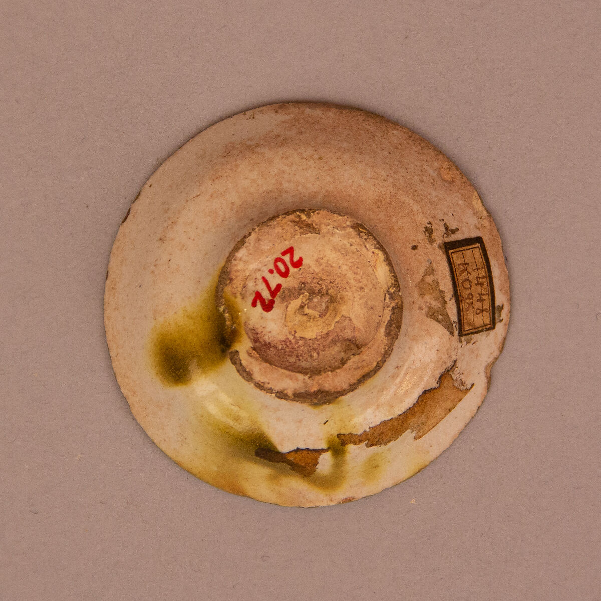 Dish, Earthenware; luster-painted