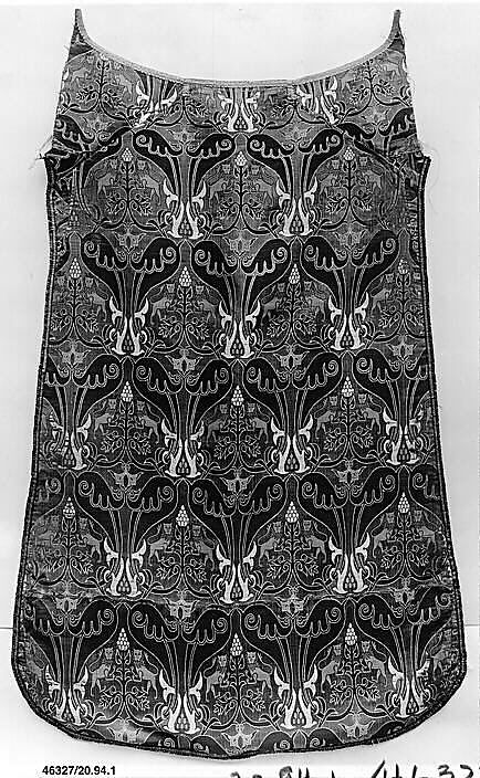 Fragment of Chasuble, Silk; lampas