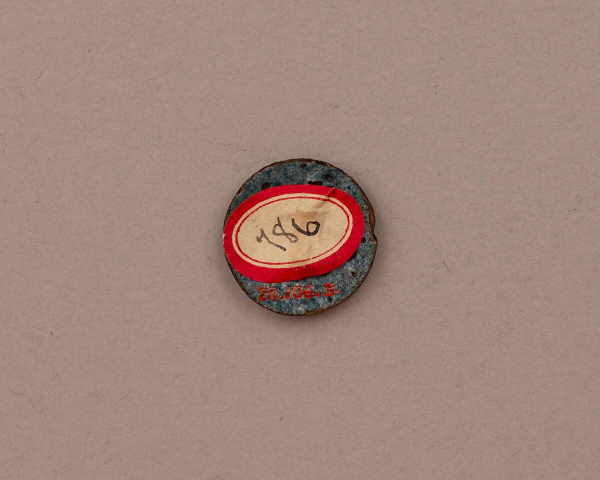 Disk, Gold with enamel