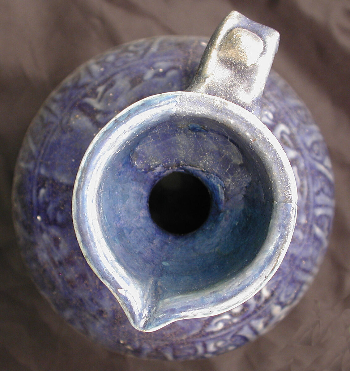 Ewer, Stonepaste; glazed