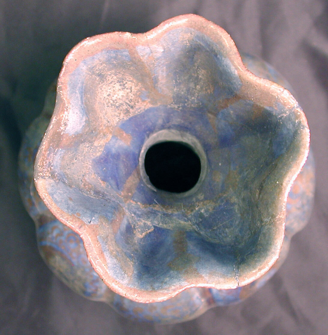 Vase, Stonepaste; luster-painted