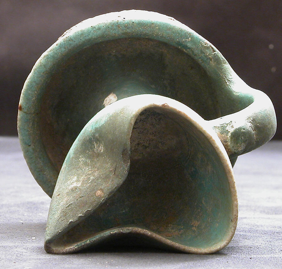 Lamp, Earthenware; glazed