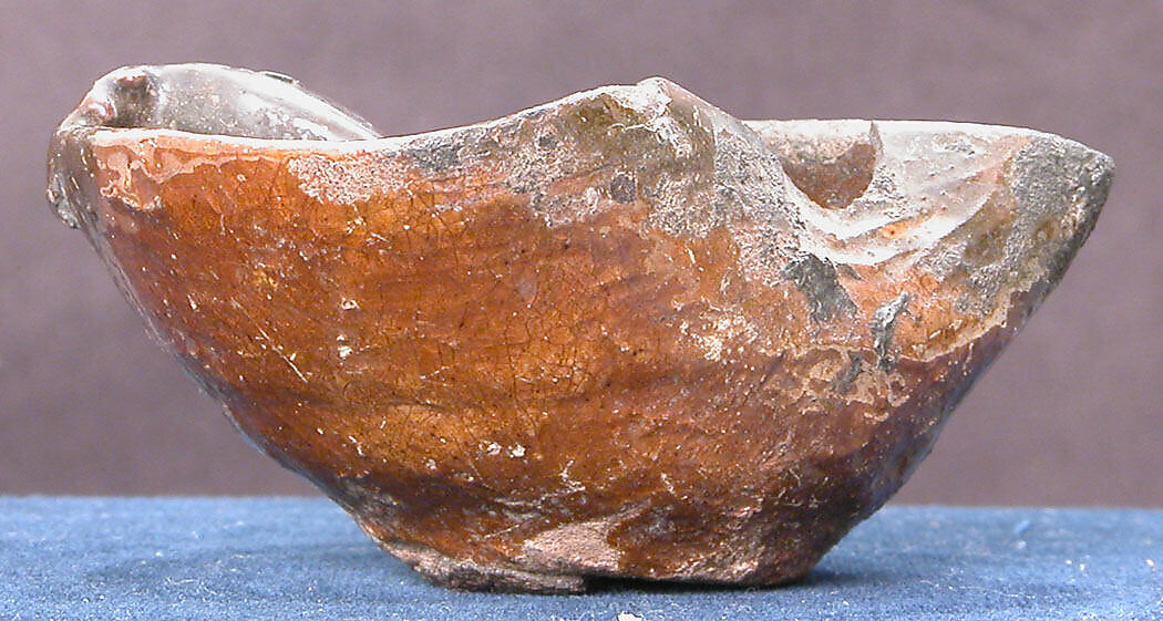 Lamp, Earthenware; glazed