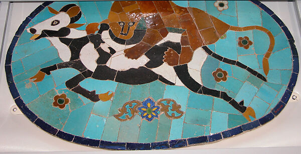 Tiles, Earthenware; mosaic and cuerda seca techniques