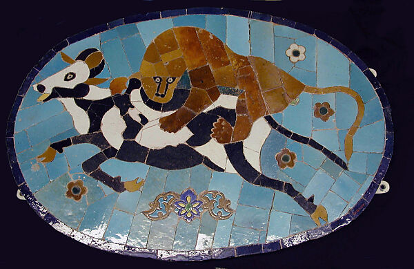 Tiles, Earthenware; mosaic and cuerda seca techniques