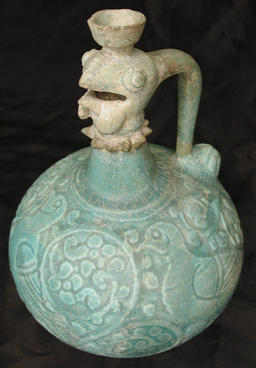 Ewer, Stonepaste; glazed
