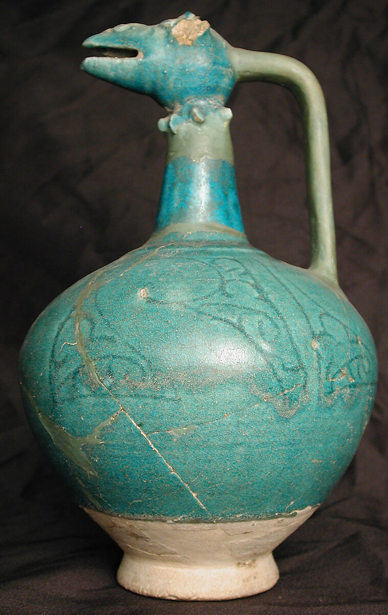 Ewer, Stonepaste; glazed 