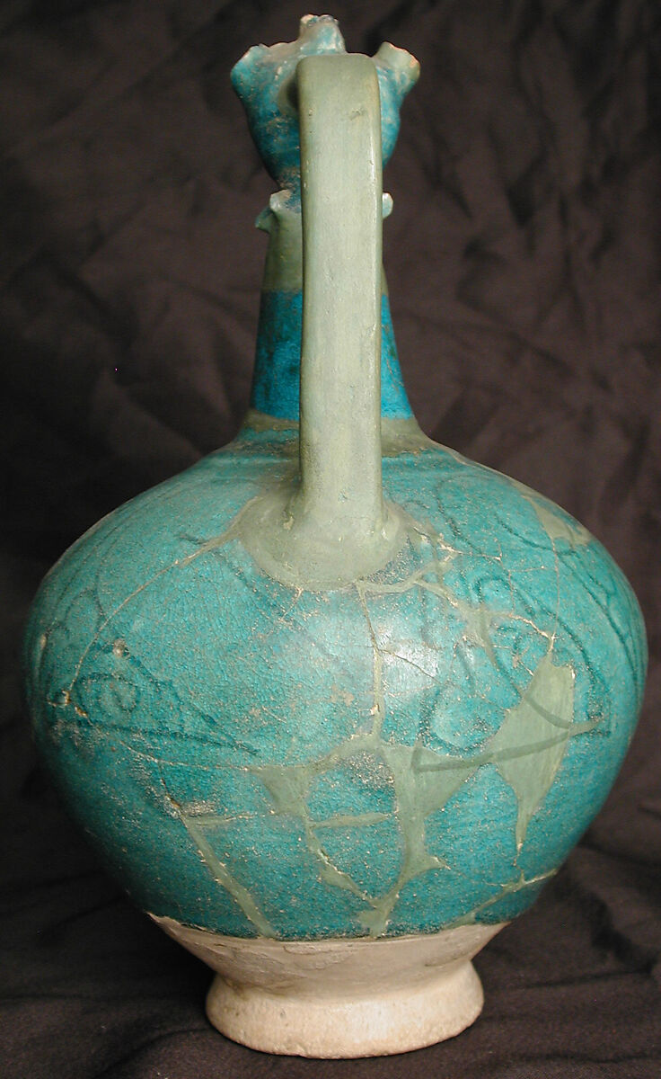 Ewer, Stonepaste; glazed