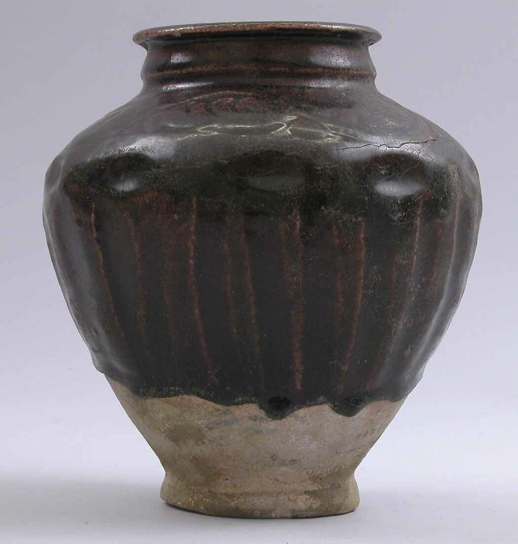 Jar, Stonepaste; glazed 