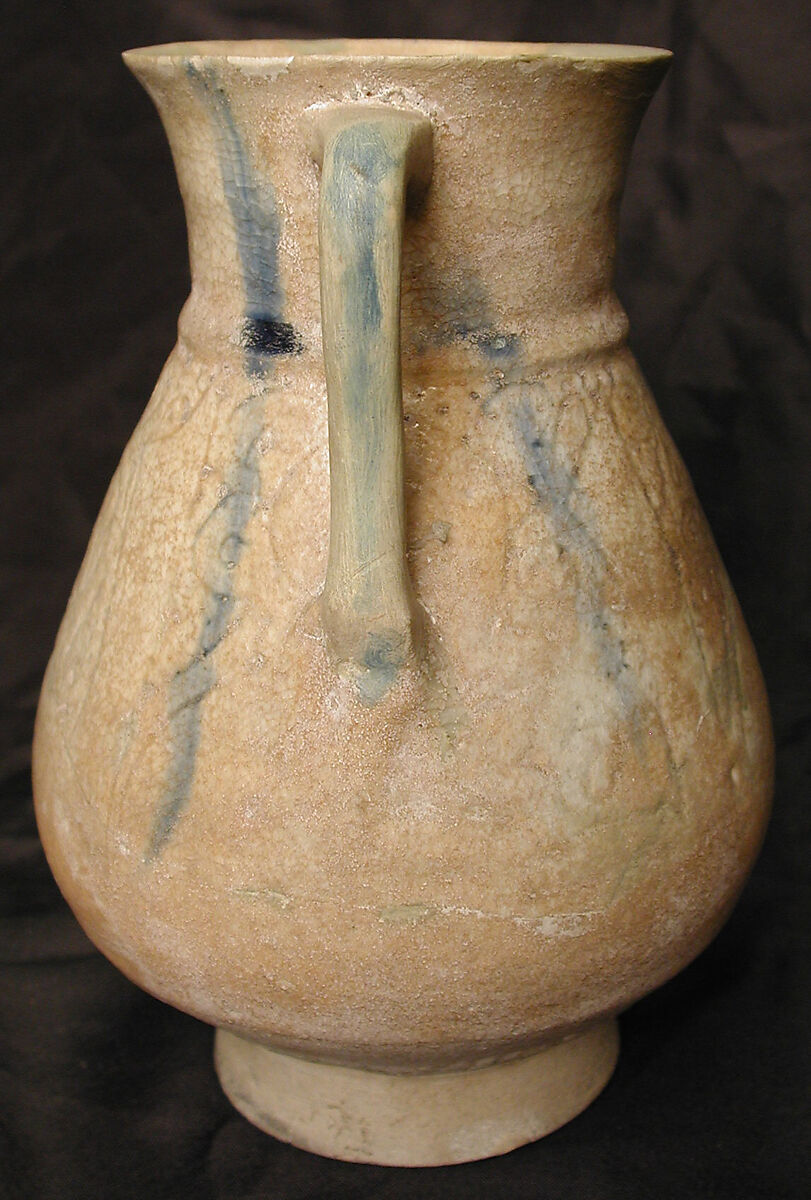 Ewer, Stonepaste; glazed