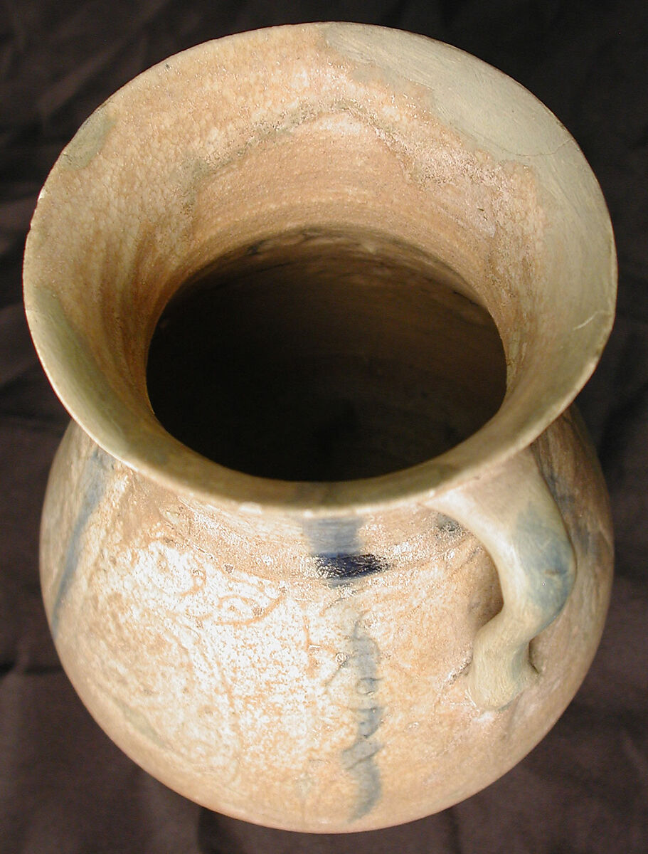 Ewer, Stonepaste; glazed