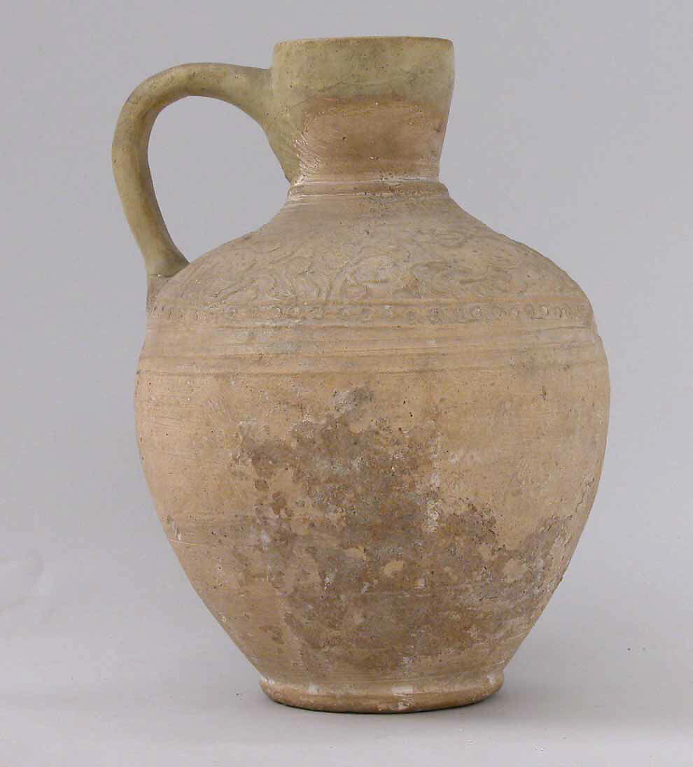 Ewer, Earthenware; unglazed 