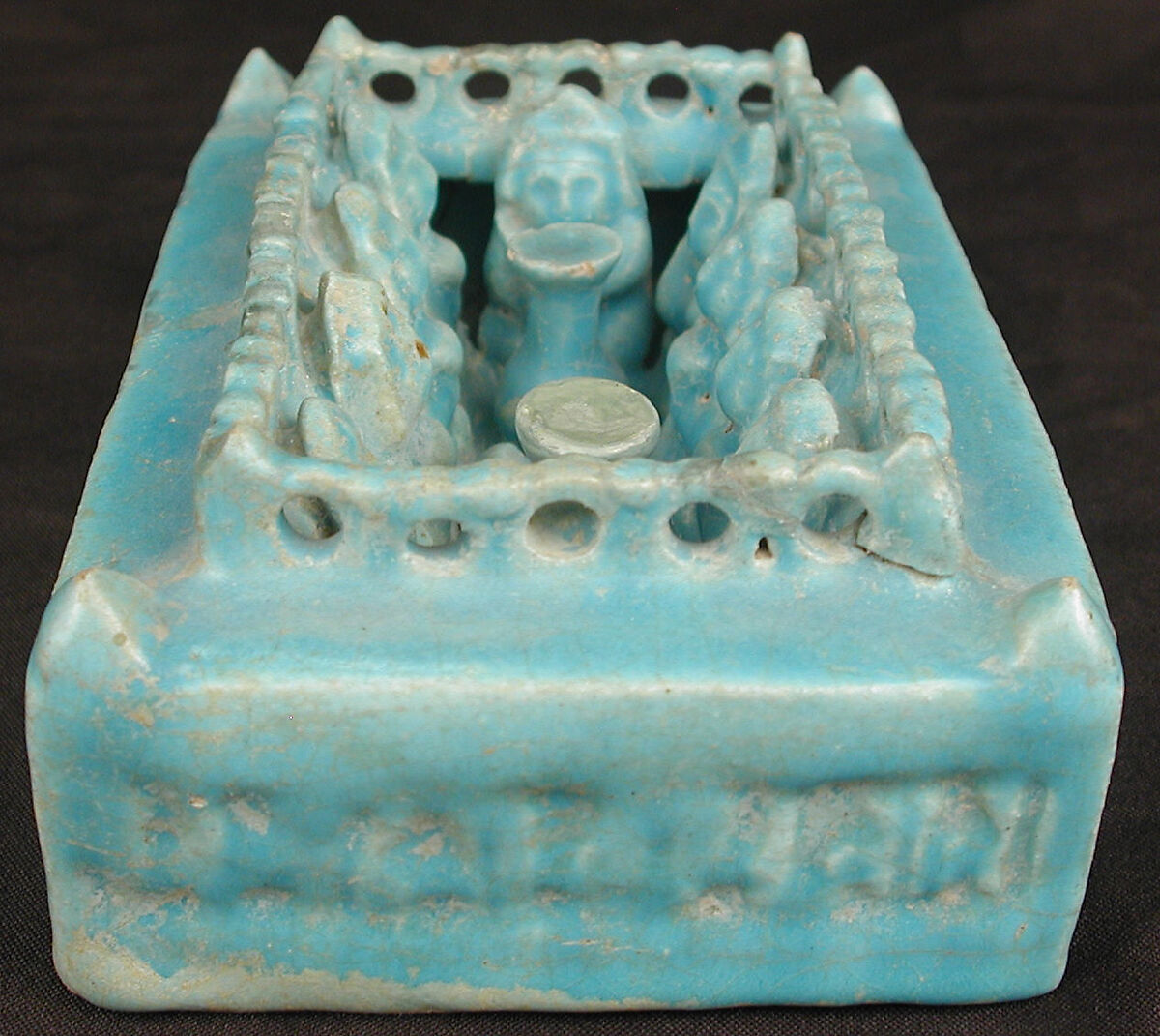 Model of a House, Stonepaste; molded in relief