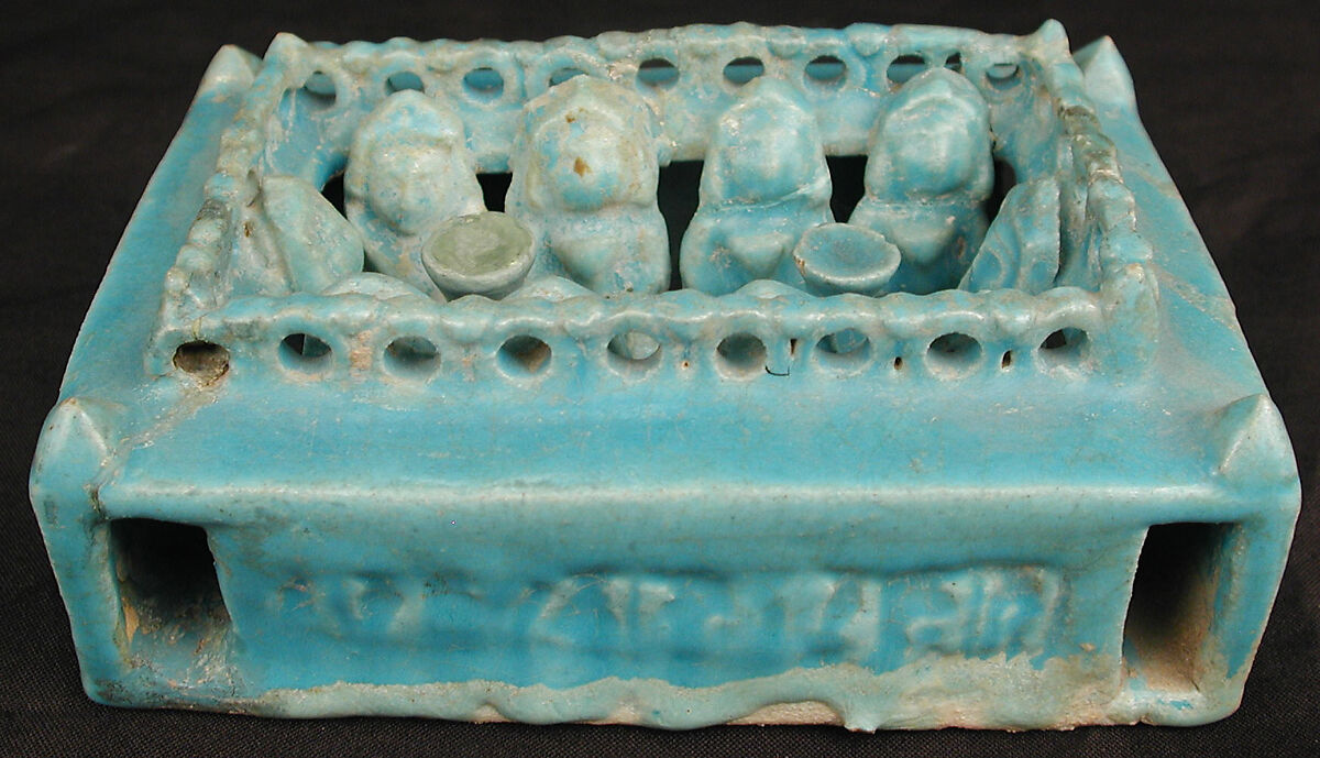 Model of a House, Stonepaste; molded in relief